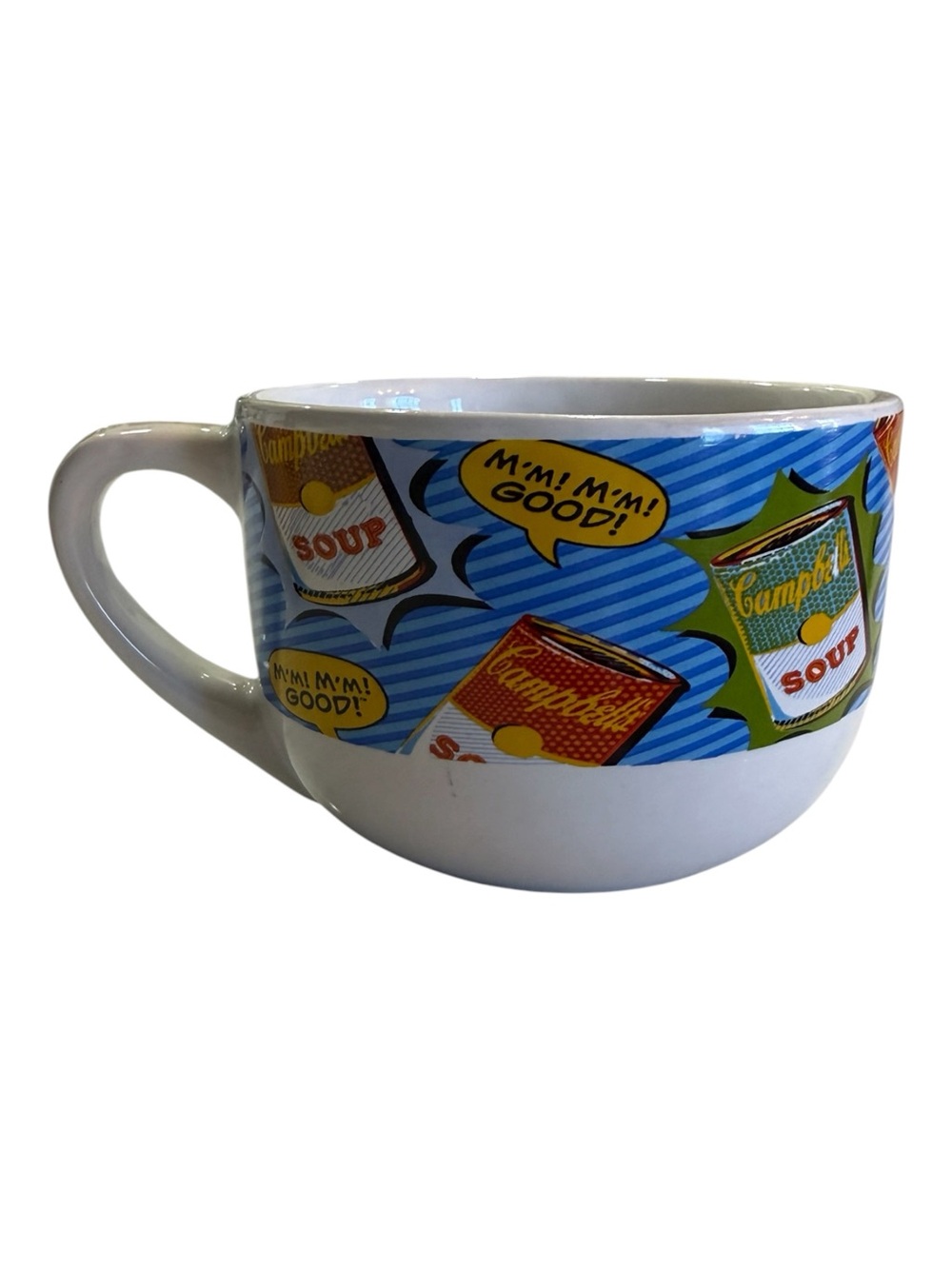 Campbell’s Pop Art Comic-Strip Andy Warhol Inspired Soup Mug Bowl